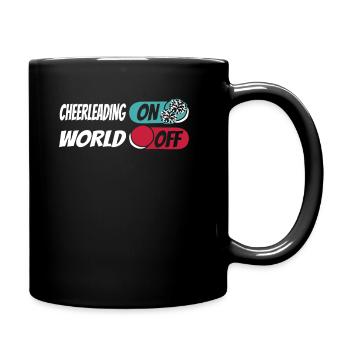 Cheerleader Cheerleading - Full Colour Mug - black - Right