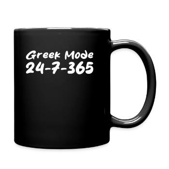 Sorority Soroitas Greek Mode - Full Colour Mug - black - Right