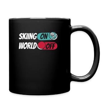 Ski Après-ski Ski On World Off - Mug uni - noir - Droite