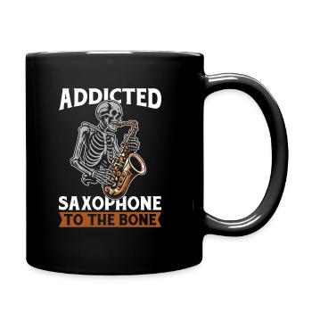 Saxophone Saxophone Squelette - Mug uni - noir - Droite