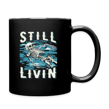 Nageurs nageurs - Mug uni - noir - Droite
