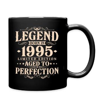 Légende Depuis 1995 Vintage Vintage Anniversaire - Mug uni - noir - Droite