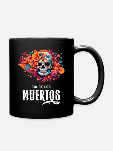 Mystic Statement Shirt: Dia de los Muertos - Full Colour Mug - black