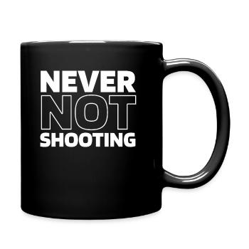 Paintball - Tasse einfarbig - Schwarz - Rechts