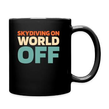 Skydiving - Full Colour Mug - black - Right
