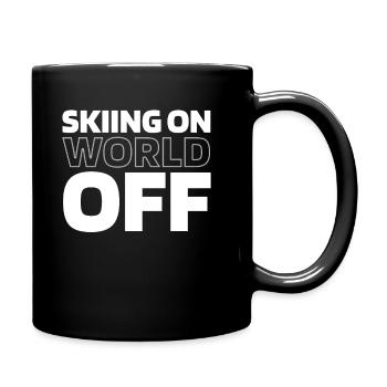 Skiing Après Ski Skiing On World Off - Full Colour Mug - black - Right