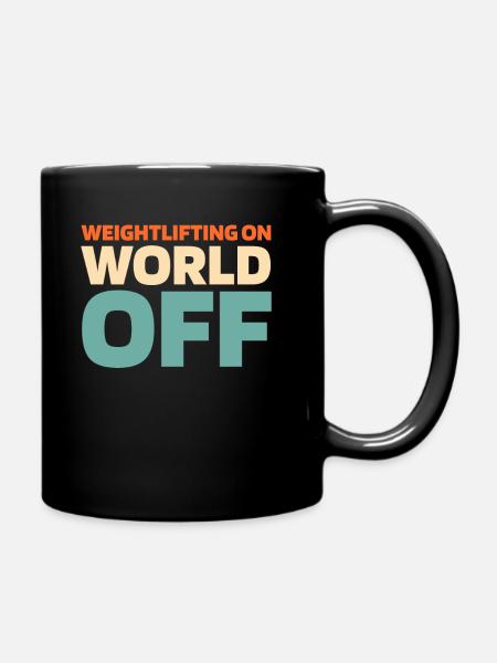 Weightlifting Weightlifting - Full Colour Mug - black