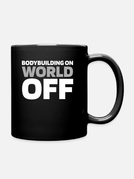 Bodybuilder Bodybuilding - Tasse einfarbig - Schwarz