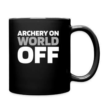 Tir à l’arc Tir à l’arc Archer de tir à l’arc - Mug uni - noir - Droite