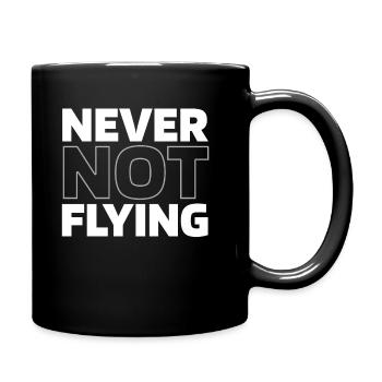 Drone Quadcopter - Full Colour Mug - black - Right