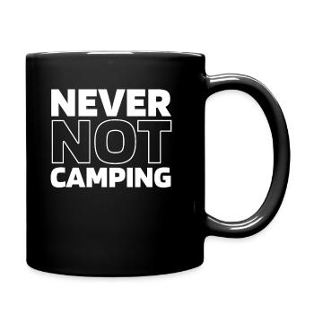 Tente Camping Camping - Mug uni - noir - Droite