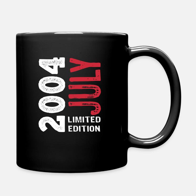Cadeau d’anniversaire en édition limitée juillet 2004 - Mug uni - noir