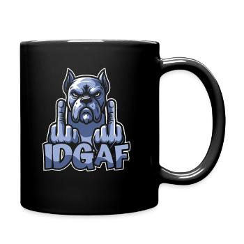 Cane Corso Es Ist Mir Scheißegal Idgaf - Tasse einfarbig - Schwarz - Rechts