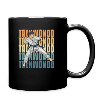 Taekwondo - Mug uni - noir - Droite