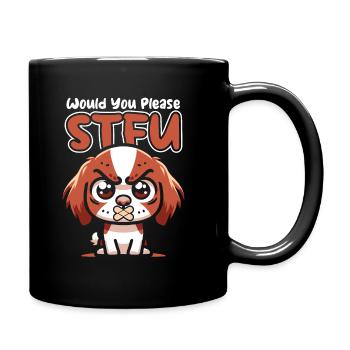 Brittany Spaniel taisez-vous s’il vous plaît taisez-vous - Mug uni - noir - Droite