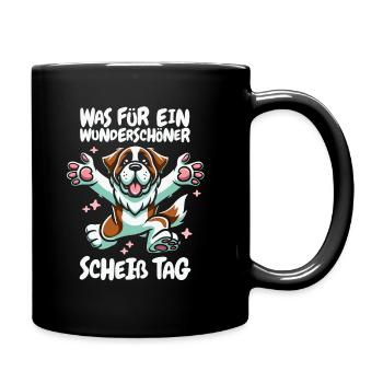 Saint Bernard Beautiful Day - Full Colour Mug - black - Right