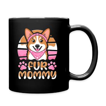 Corgi Maman Chien Maman Pour Maman - Mug uni - noir - Droite