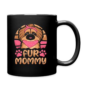 Maman pékinoise chien maman pour maman - Mug uni - noir - Droite