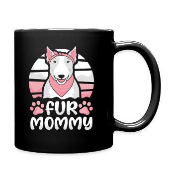 Bull Terrier Mom Dog Mom For Mommy - Full Colour Mug - black - Right