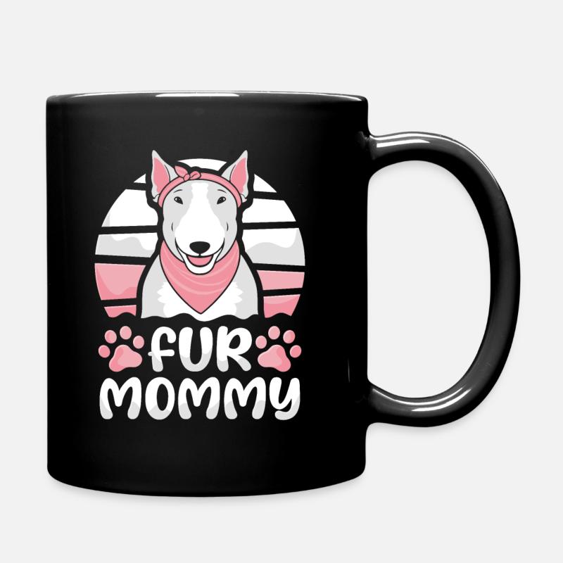 Bull Terrier Maman Chien Maman Pour Maman - Mug uni - noir