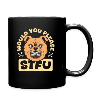 Chow Chow tais-toi s’il te plaît tais-toi - Mug uni - noir - Droite