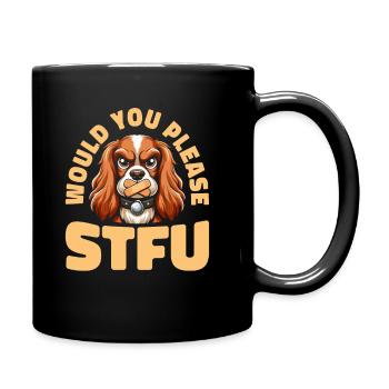 Cocker Spaniel, tais-toi, s’il te plaît, tais-toi - Mug uni - noir - Droite