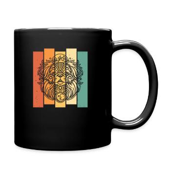 Pekingese Moon Phases - Full Colour Mug - black - Right