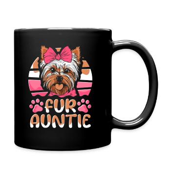 Yorkshire Terrier Chien Tante Pour Tante - Mug uni - noir - Droite