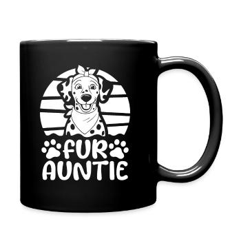 Dalmatian Dog Auntie For Auntie - Full Colour Mug - black - Right