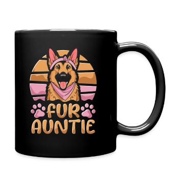 Berger Allemand Chien Tante Pour Tante - Mug uni - noir - Droite