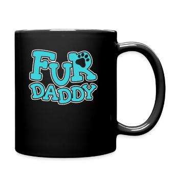 Dog Four-legged Dog Dad For Daddy - Full Colour Mug - black - Right