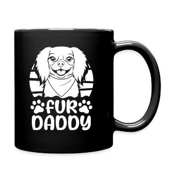 King Charles Cavalier Dog Dad For Daddy - Full Colour Mug - black - Right