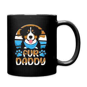Bernese Mountain Dog Father Dog Dad For Daddy - Full Colour Mug - black - Right