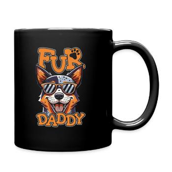 Australian Cattle Dog Father Dog Dad - Full Colour Mug - black - Right