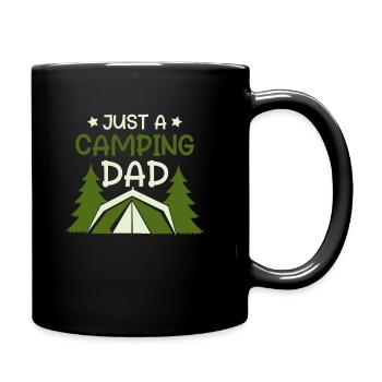 Tente Camping Camping Père Juste un papa de camping - Mug uni - noir - Droite