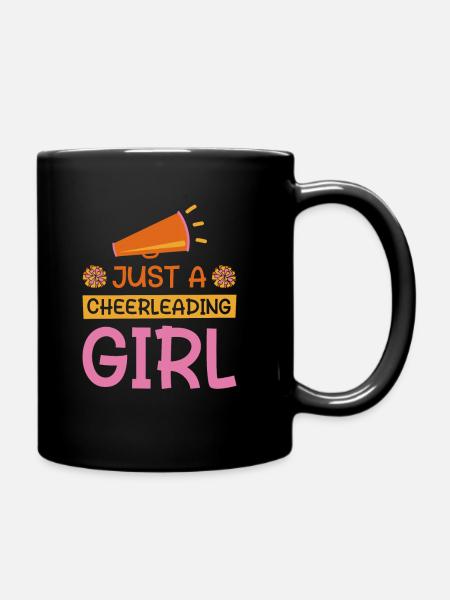 Cheerleader Cheerleading - Tasse einfarbig - Schwarz