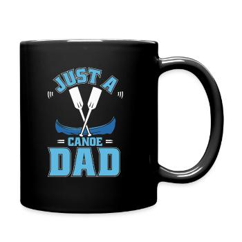 Canoë Canoéiste Juste un papa canoë - Mug uni - noir - Droite