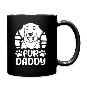 Golden Retriever Dog Dad For Daddy - Full Colour Mug - black - Right