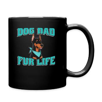 Doberman Dog Dad For Life - Mug uni - noir - Droite