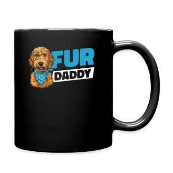 Golden Doodle Dog Dad For Daddy - Full Colour Mug - black - Right