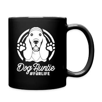 Bassett chien chien tante pour la vie - Mug uni - noir - Droite