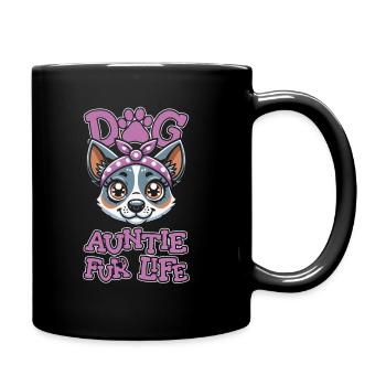 Tante australienne de chien de bétail pour la vie - Mug uni - noir - Droite