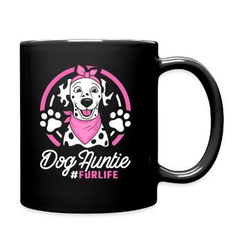 Chien Dalmatien Tante Pour La Vie - Mug uni - noir - Droite