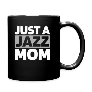 Musique jazz juste une maman jazz - Mug uni - noir - Droite