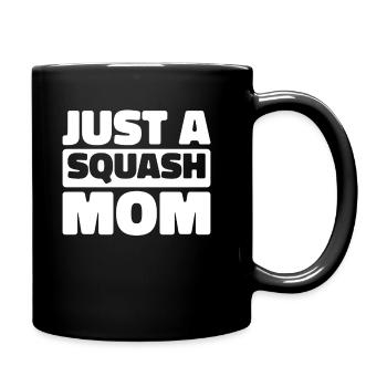 Squash Just A Squash Mom - Tasse einfarbig - Schwarz - Rechts