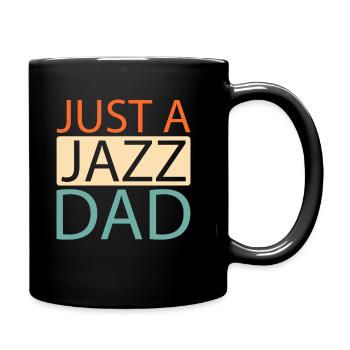 Musique jazz juste un papa jazz - Mug uni - noir - Droite