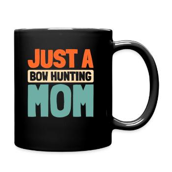 Bow Hunting Bow Hunters Just A Bow Hunting Mom - Full Colour Mug - black - Right