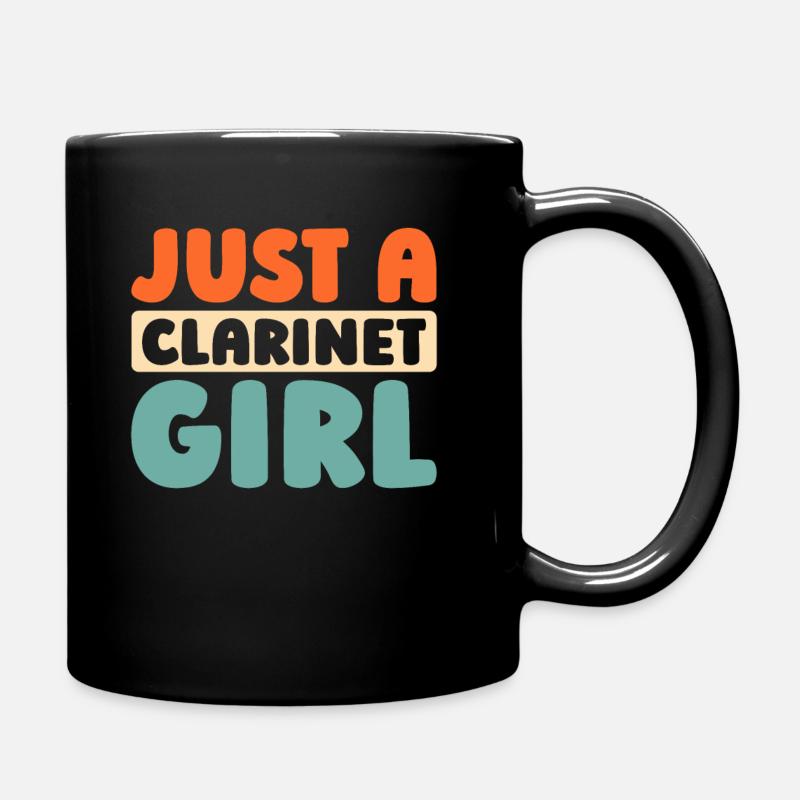 Clarinette : clarinettiste juste une clarinette - Mug uni - noir