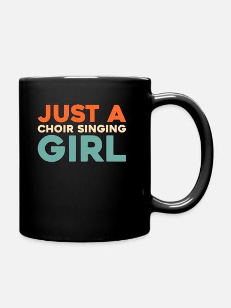 Chanteuse de chorale Juste une chanteuse de chorale - Mug uni - noir