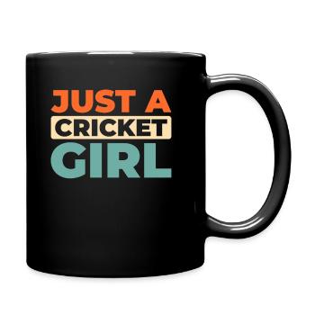 Cricket Just A Cricket Girl - Full Colour Mug - black - Right